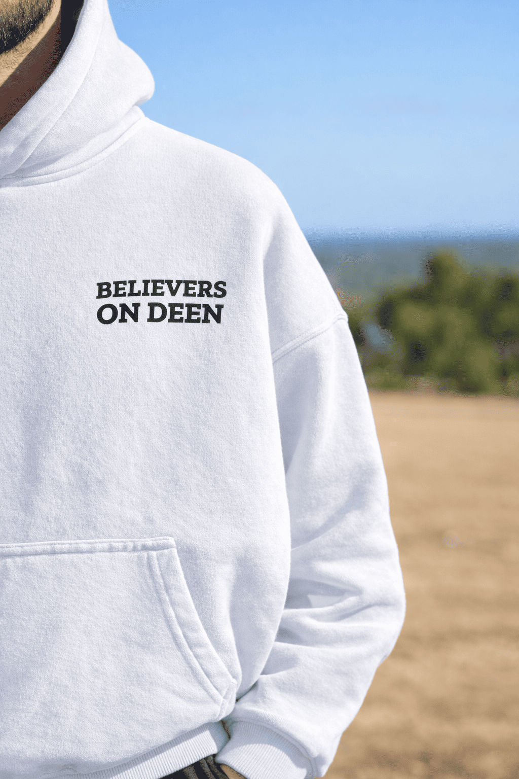 White Hoodie Lifestyle